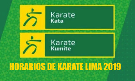 HORARIOS DE KARATE LIMA 2019: KATA Y KUMITE